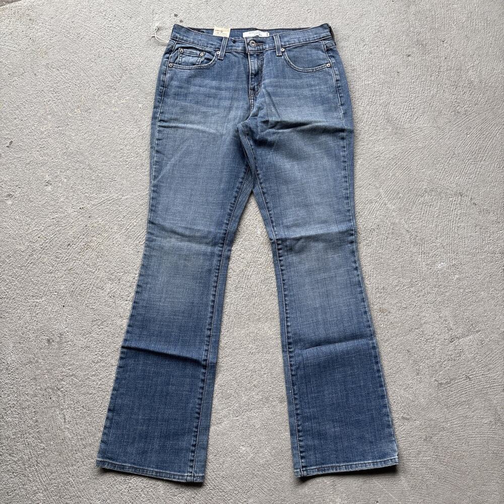 Levi's 515 Jeans Womens 6 M Stretch Mid Rise Boot Cut Medium Wash Y2k NWT New